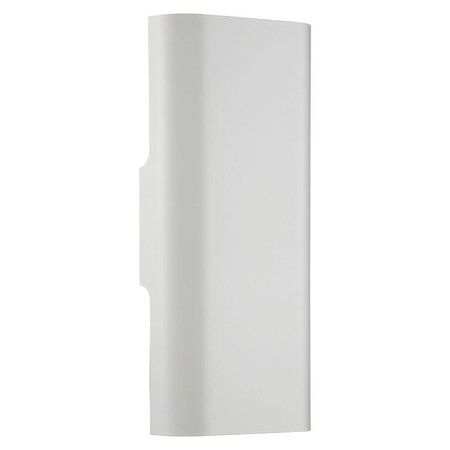 Access Lighting BiPunch, BiDirectional LED Wall Sconce, White Finish 62238LEDD-WH